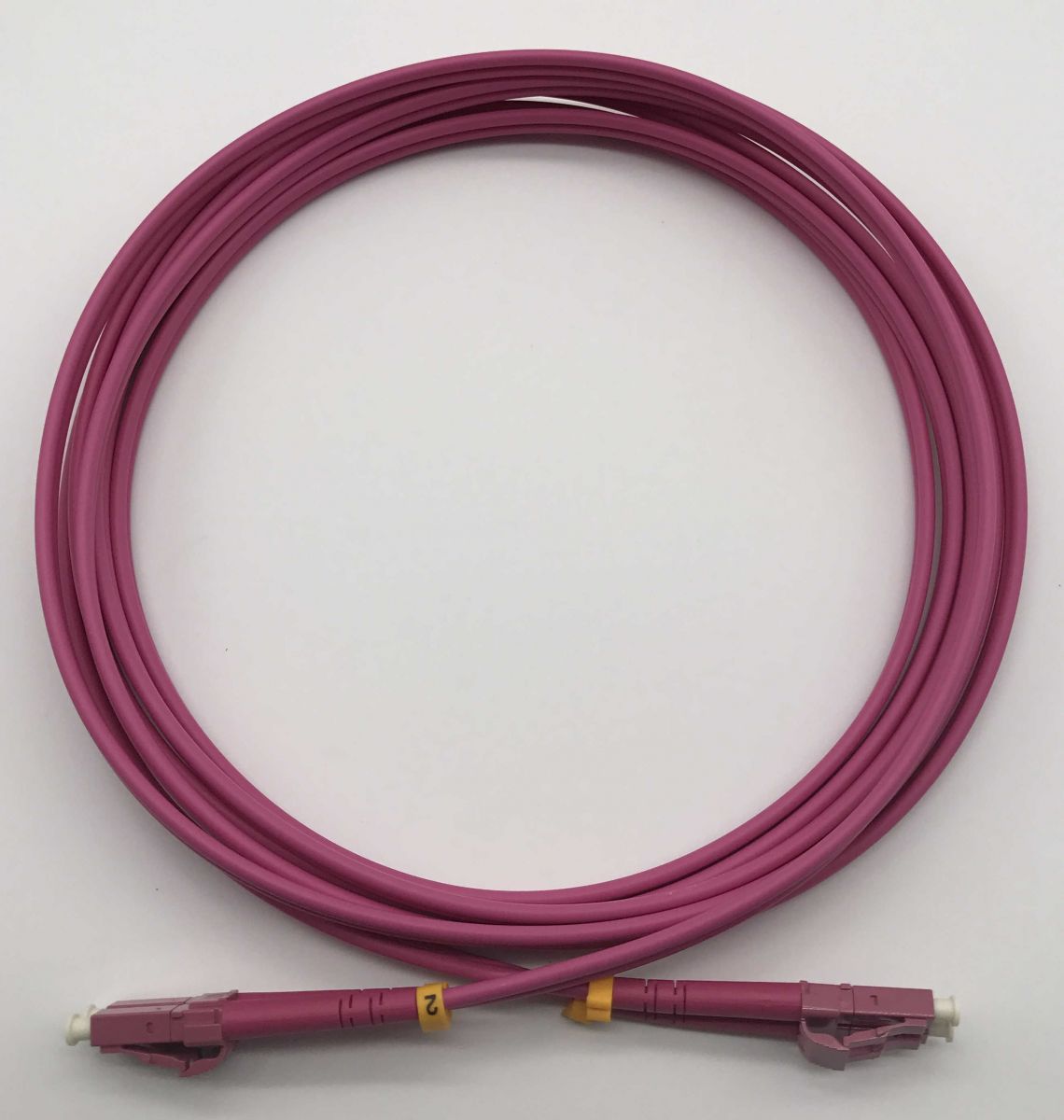 LC Duplex OM4 Fiber Optic Patch Cord