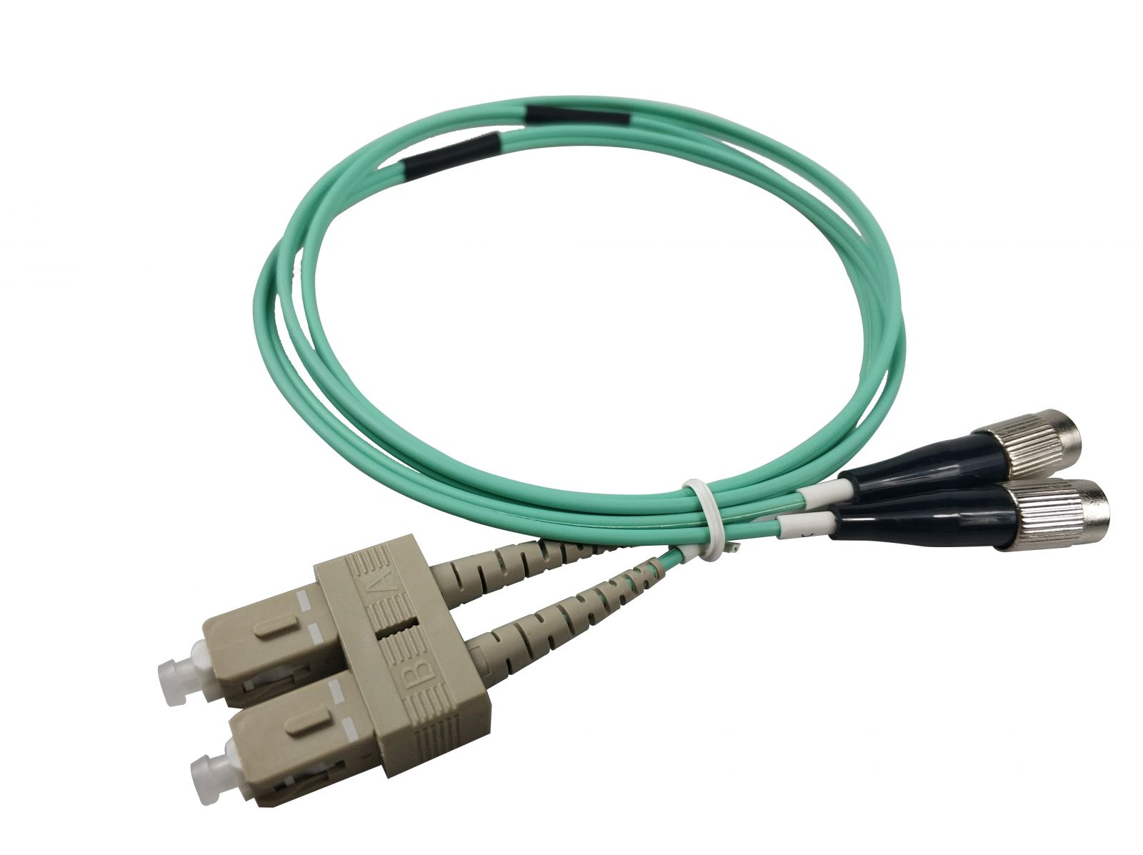 OM3 Duplex LC/UPC-FC/UPC Fiber Optic Patch Cord